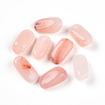Transparent Acrylic Beads TACR-T028-36B-1