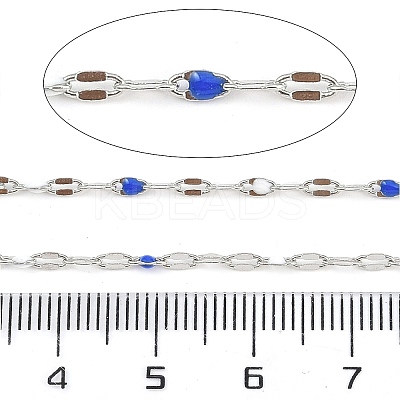 Brass Dapped Chains AJEW-Q153-03P-02-1
