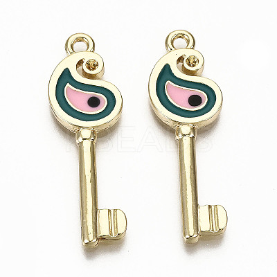 Alloy Pendant Rhinestone Settings PALLOY-T075-39-NR-1