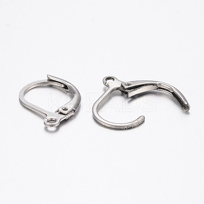 Tarnish Resistant 304 Stainless Steel Leverback Earring Findings STAS-H434-51P-1