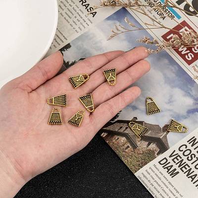 Tibetan Style Alloy Charms X-GLF0208Y-NF-1