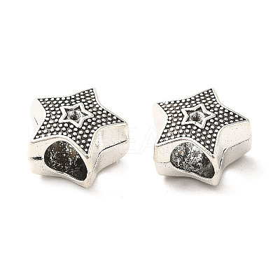 Tibetan Style Alloy European Beads PALLOY-M217-12AS-1