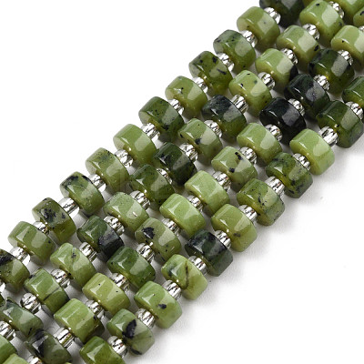 Natural Canadian Jade Beads Strands G-N327-07E-1