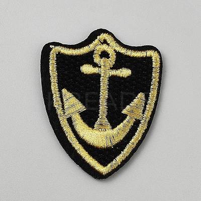 Polyester Embroider Thread Iron on/Sew On Patches PATC-WH20017-29-1