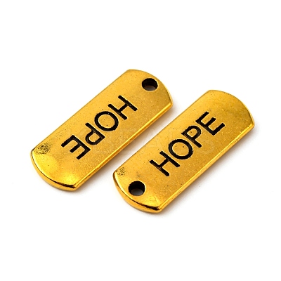 Tibetan Style Alloy Rectangle Pendants TIBEP-Q043-054AG-RS-1