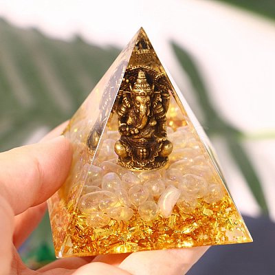 Orgonite Pyramid Resin Energy Generators PW-WG10854-03-1