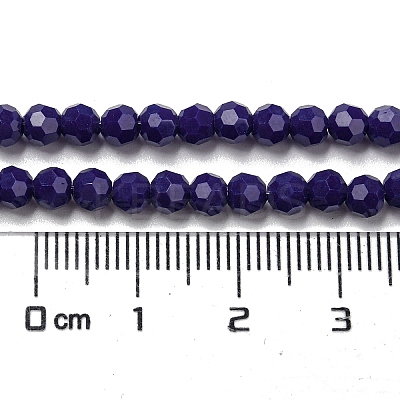 Opaque Glass Beads Stands EGLA-A035-P4mm-D09-1