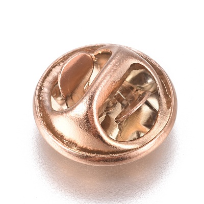 304 Stainless Steel Butterfly Clutches Pin Backs STAS-K189-B01-1