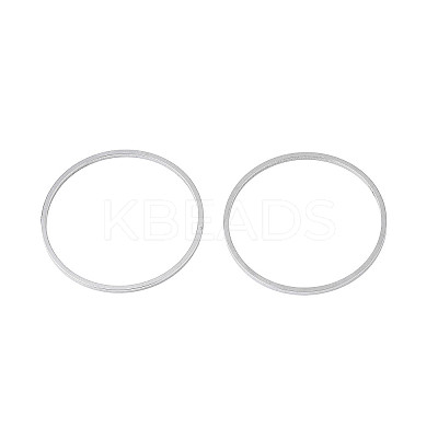 Non-Tarnish 304 Stainless Steel Linking Ring X-STAS-T047-15N-1