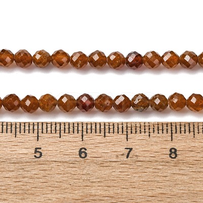 Natural Garnet Beads Strands G-C226-B01-4mm-1