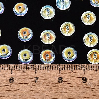 Transparent Colours Rainbow Glass Seed Beads SEED-Q042-01A-E01-1