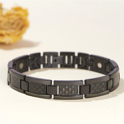 Stainless Steel Panther Chain Watch Band Bracelets JB660A-1