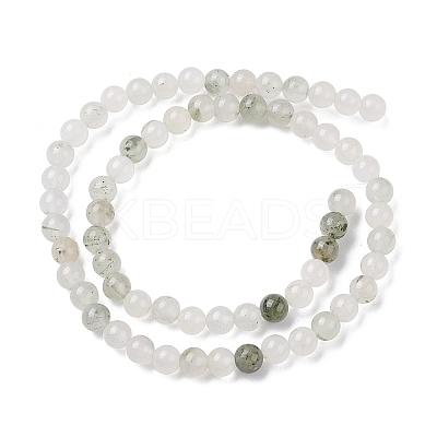 Natural Tianshan Cui Quartzite Beads Strands G-C102-B02-01-1
