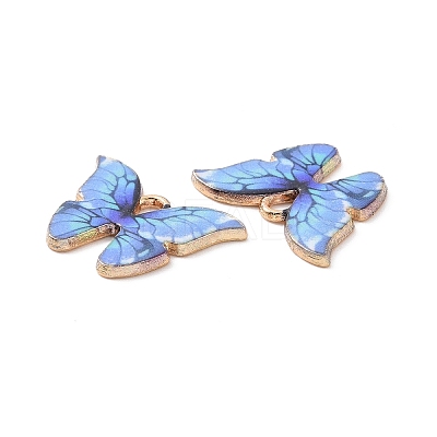 Alloy Enamel Pendants PALLOY-M200-01LG-K-1