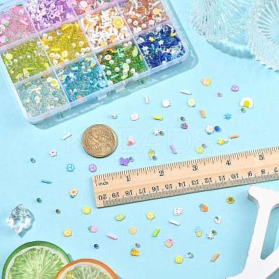 144G 12 Colors Handmade Polymer Clay Cabochons and Plastic Beads for DIY Jewelry Making Findings CLAY-FS0001-47-1