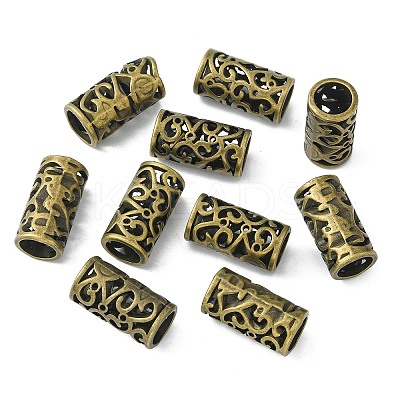 Tibetan Style European Beads X-MLF11569Y-NF-1