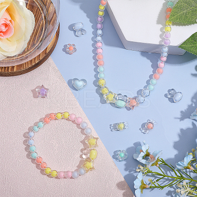 Mixed Style Acrylic Beads OACR-PH0004-11-1