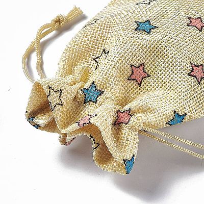 Burlap Packing Pouches Drawstring Bags LS-ABAG-L016-A05-1