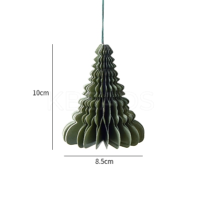 Christmas Paper Honeycomb Ball Pendant Decorations PW-WGCD71A-19-1