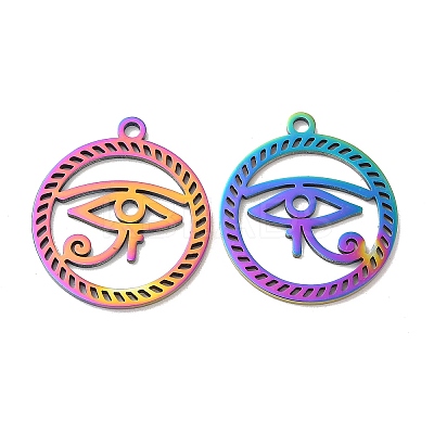 Ion Plating(IP) 304 Stainless Steel Pendants STAS-L020-010RC-1