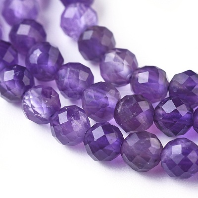 Natural Amethyst Beads Strands G-F619-46C-1