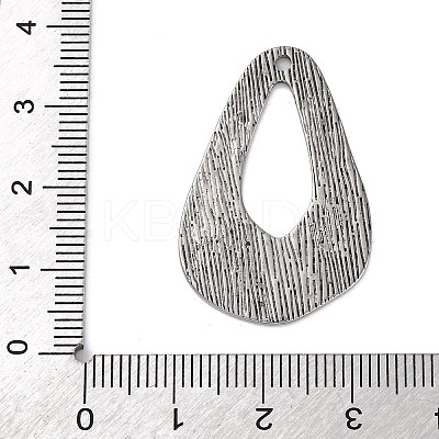 304 Stainless Steel Pendants STAS-L280-07AS-03-1