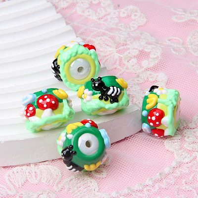 Opaque Acrylic Beads PW-WGF3828-16-1