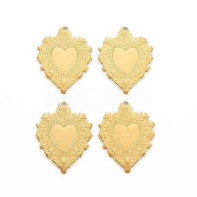 201 Stainless Steel Pendants STAS-S119-152G-1