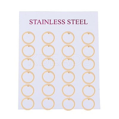 304 Stainless Steel Stud Earrings EJEW-Z012-10D-G-1