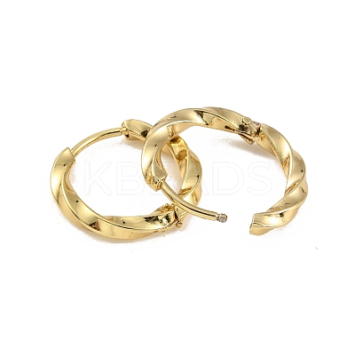Ion Plating(IP) 304 Stainless Steel Hoop Earrings EJEW-M218-05G-1