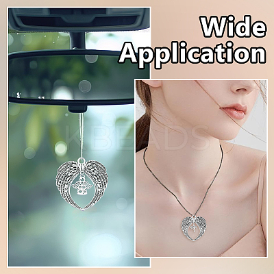 5Pcs 5 Styles Alloy Pendants PALLOY-GO00049-1