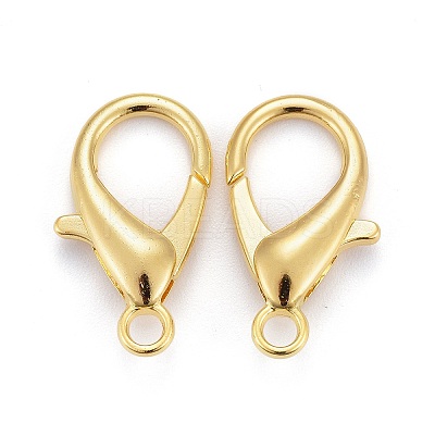 Zinc Alloy Lobster Claw Clasps LS-X-E107-G-1