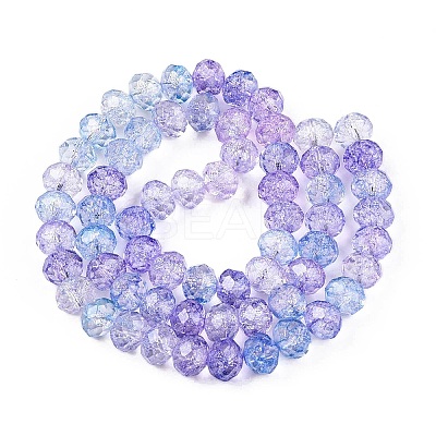 Transparent Glass Beads Strands GLAA-T023-8mm-A11-1