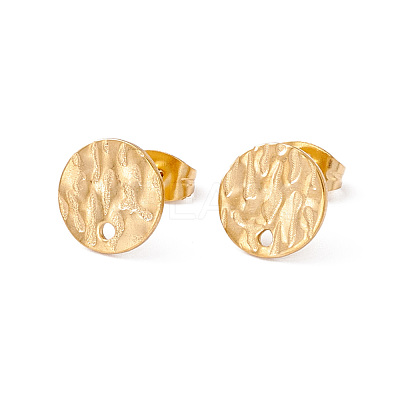 304 Stainless Steel Stud Earring Findings STAS-G270-02G-01-1