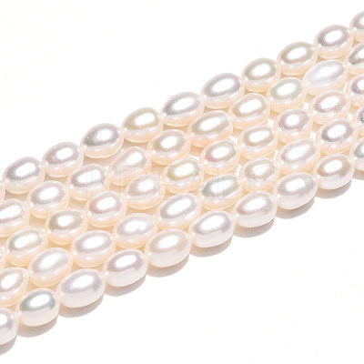Natural Cultured Freshwater Pearl Beads Strands PEAR-N012-05Z-01-1