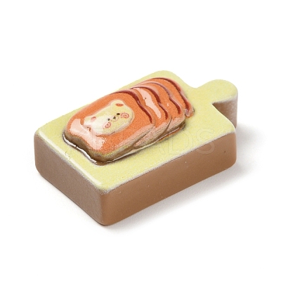 Bear Bread Opaque Resin Decoden Cabochons CRES-Q220-05D-1
