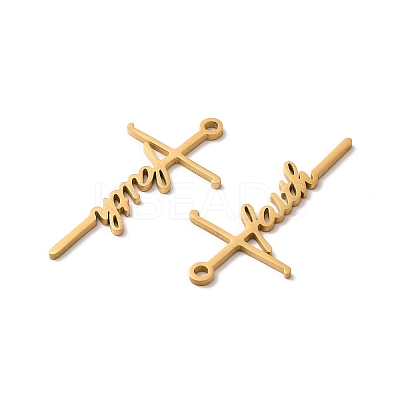 Ion Plating(IP) 304 Stainless Steel Pendants LS-STAS-H212-08G-1