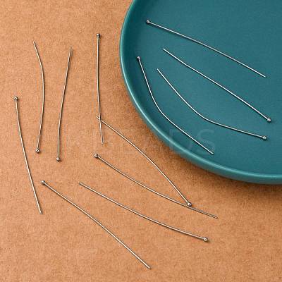 Tarnish Resistant 304 Stainless Steel Ball Head Pins STAS-K146-045-0.7x70mm-1
