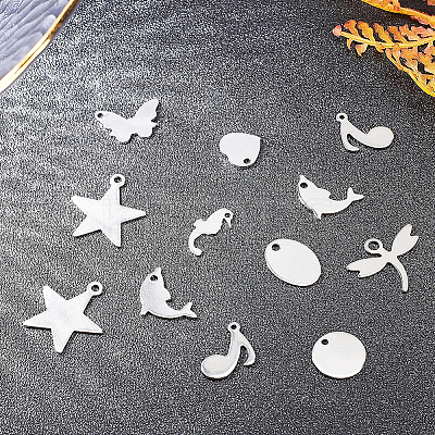 Stainless Steel Pendants STAS-BC0003-02-1