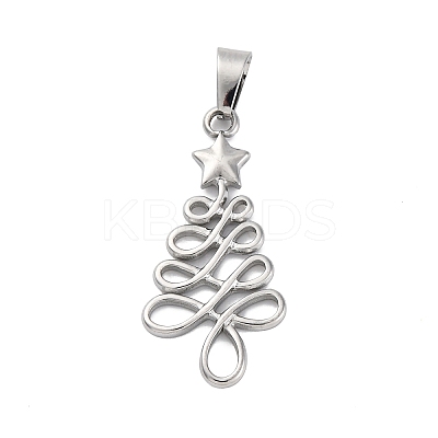 Non-Tarnish 304 Stainless Steel Pendants STAS-P209-45P-1