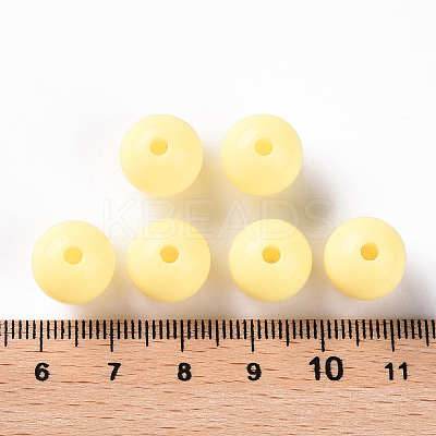 Opaque Acrylic Beads X-MACR-S370-C12mm-A10-1