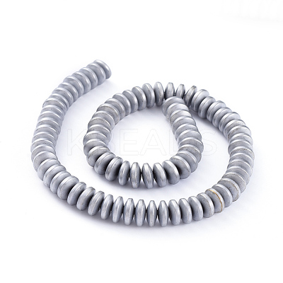 Electroplate Non-magnetic Synthetic Hematite Heishi Beads Strands G-M007-20C-1
