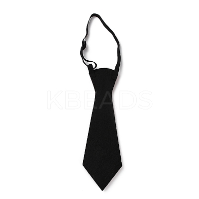 Chistmas Theme Non-woven Fabrics Necktie LS-AJEW-L092-A02-1