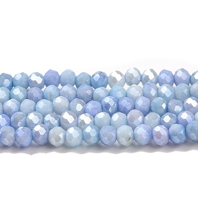 Ombre Effect Dyed Glass Beads Strands GLAA-C023-02-C16-1