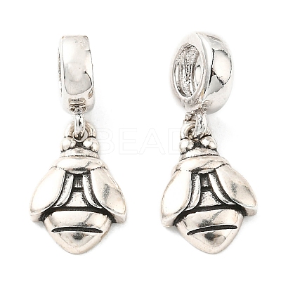 Brass European Dangle Charms KK-M247-01AS-1