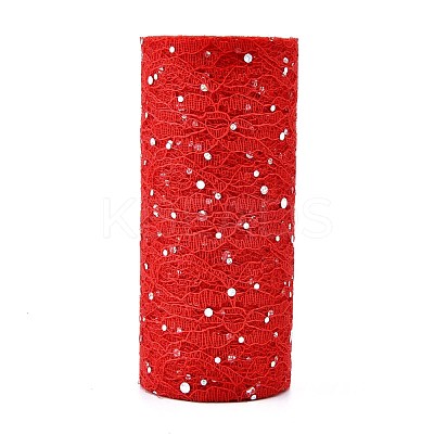 Glitter Sequin Deco Mesh Ribbons OCOR-K004-A01-1