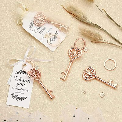 DIY Heart Skeleton Beer Bottle Opener Keychain Making Kit DIY-CA0005-03-1