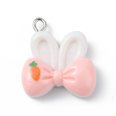 Opaque Resin Pendants LS-RESI-D064-02P-10-1