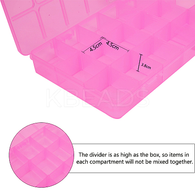 Plastic Bead Storage Containers LS-CON-WH0026-02A-1