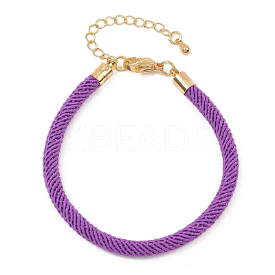 4.5MM Round Nylon Milan Cord Bracelet Making BJEW-I245-01G-41-1